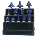 12 PIECE ROUTER BIT SET 1/2"